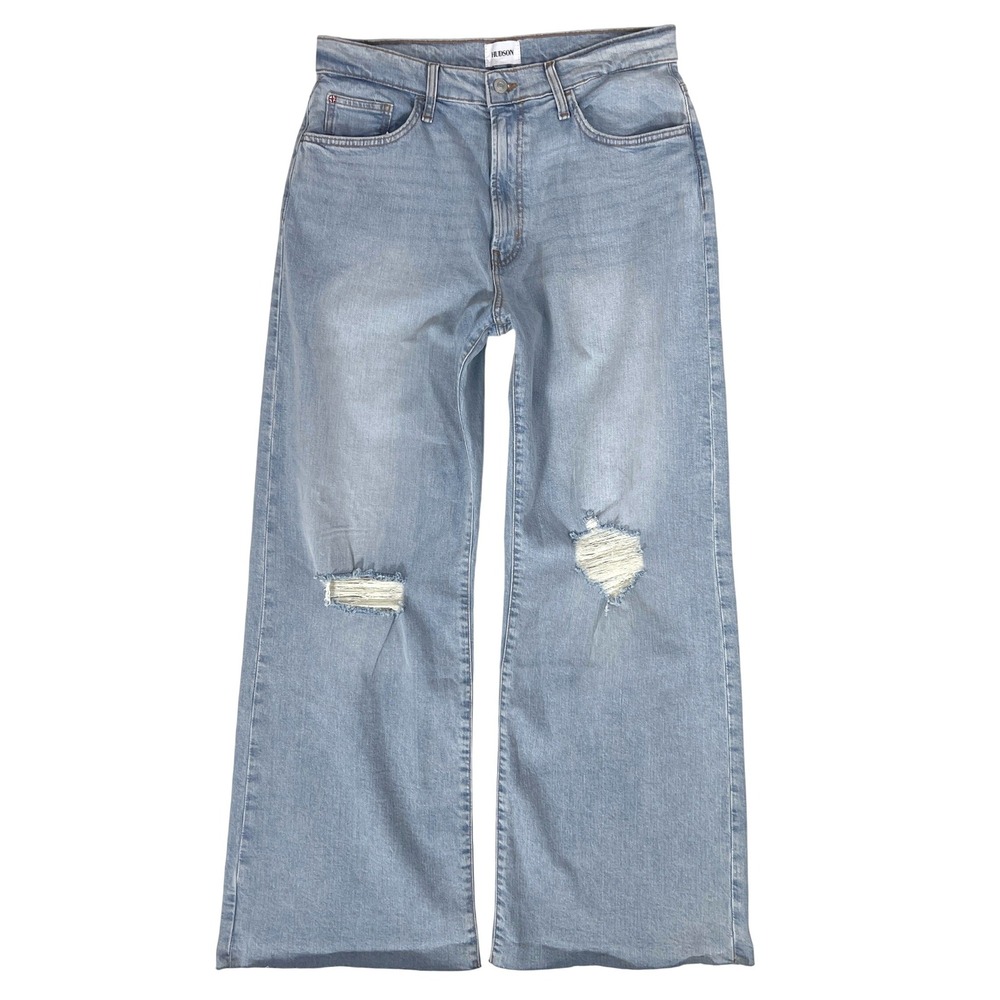 HUDSON Jolene Wide Leg Jeans 29 High Rise 90s Coastal Baggy Slouchy Luxury 9 10